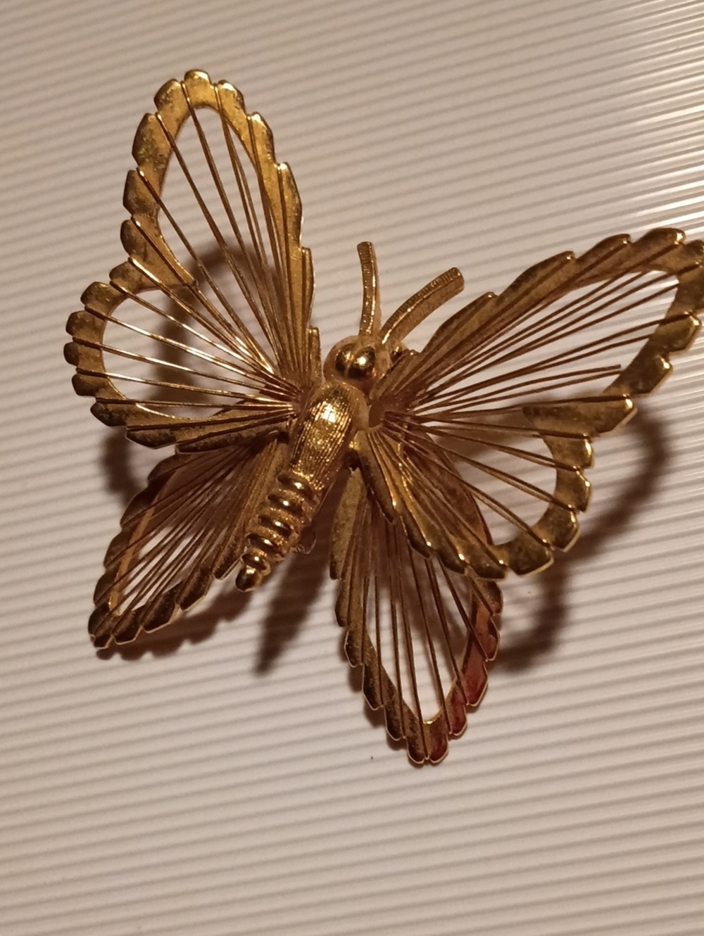 Monet Vintage Butterfly Brooch